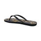 Kustom Ladies Classic Gold Floral Flip Flop