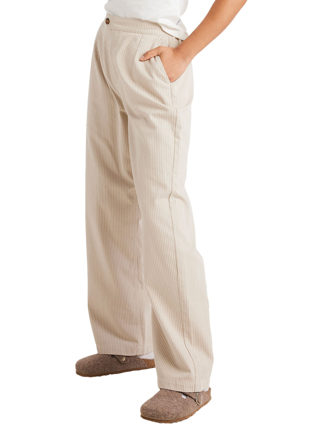 RVCA Ladies Stripe Hudson Pant