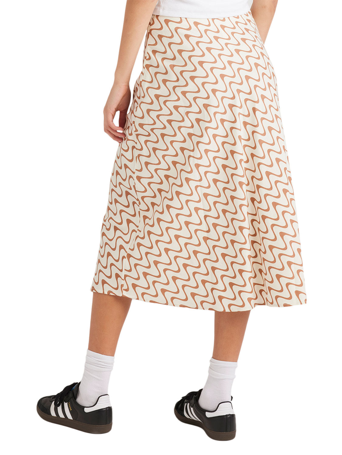 RVCA Ladies Waves Annika Midi Skirt