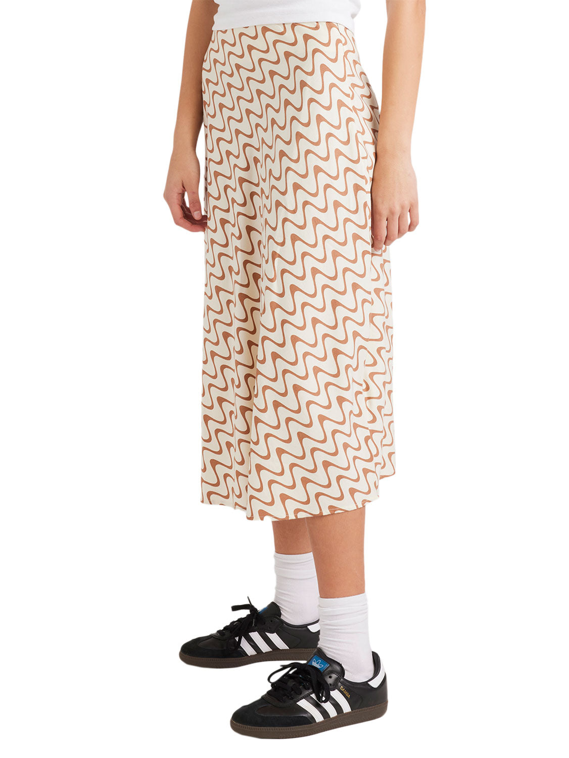 RVCA Ladies Waves Annika Midi Skirt