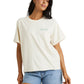 RVCA Ladies Out Back Cuffed T-Shirt