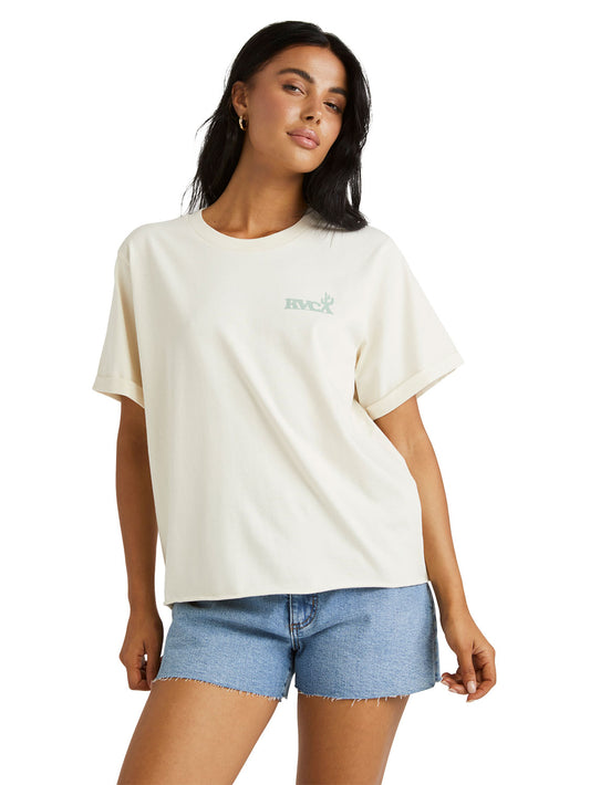 RVCA Ladies Out Back Cuffed T-Shirt