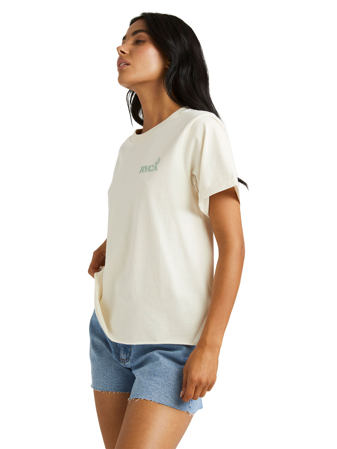 RVCA Ladies Out Back Cuffed T-Shirt