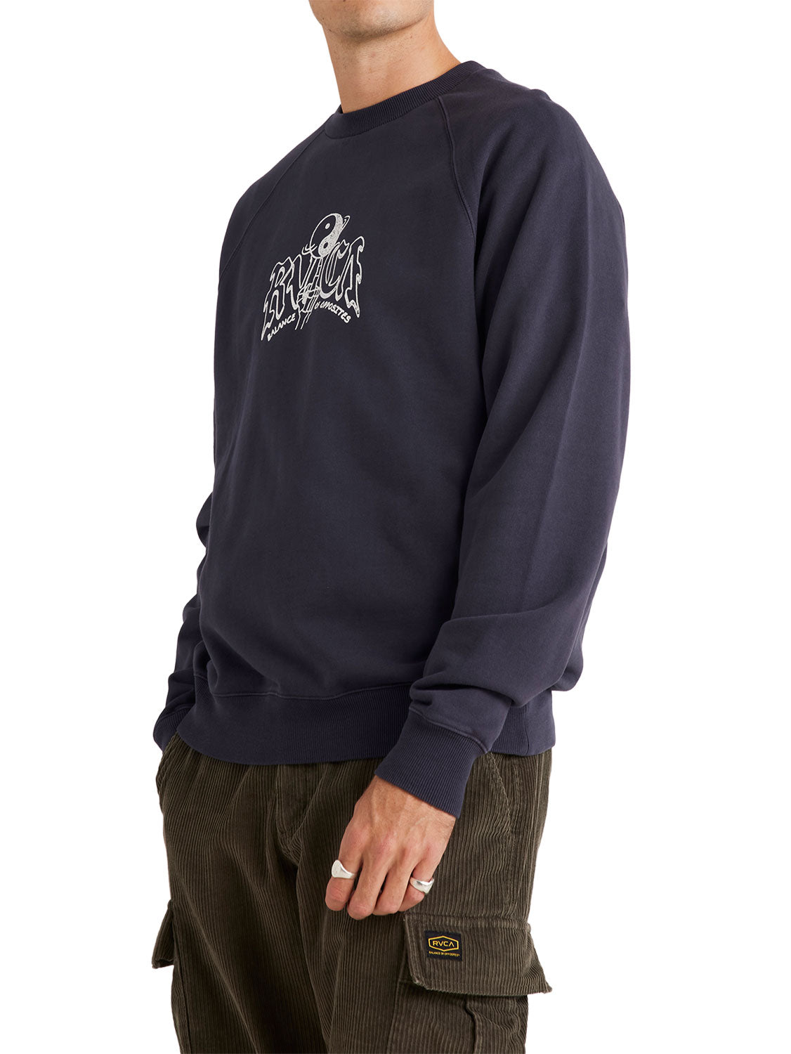 RVCA Men's Spun Out Raglan Pullover