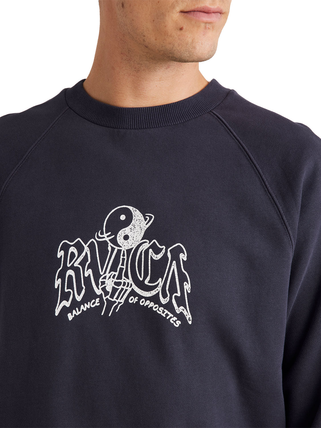 RVCA Men's Spun Out Raglan Pullover