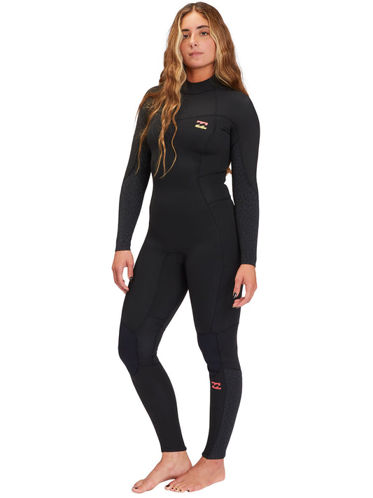 Billabong Ladies 3/2mm Synergy Back Zip Full Suit