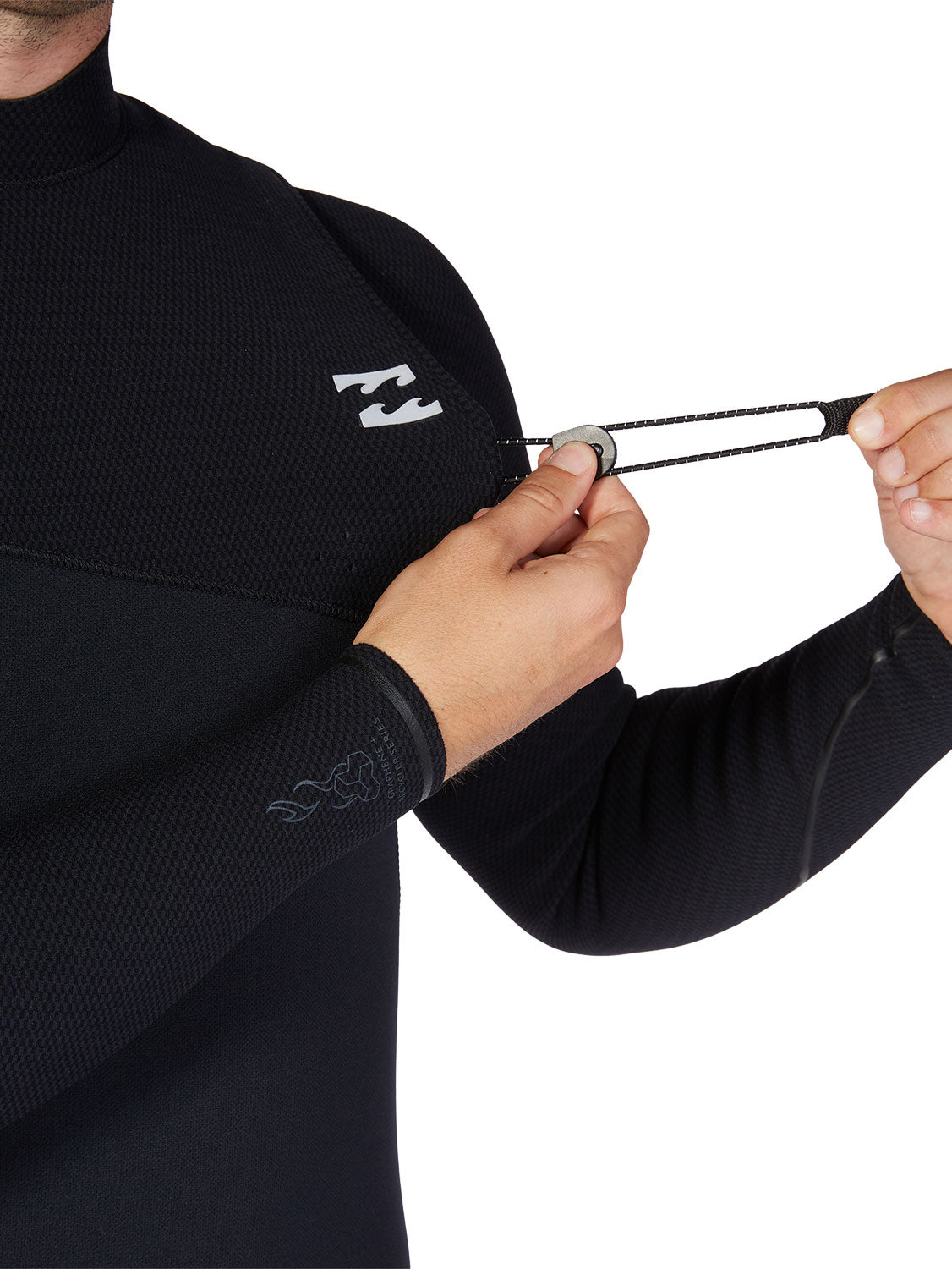 Billabong Men's 4/3mm Furnace Comp Chest Zip Full Wetsuit