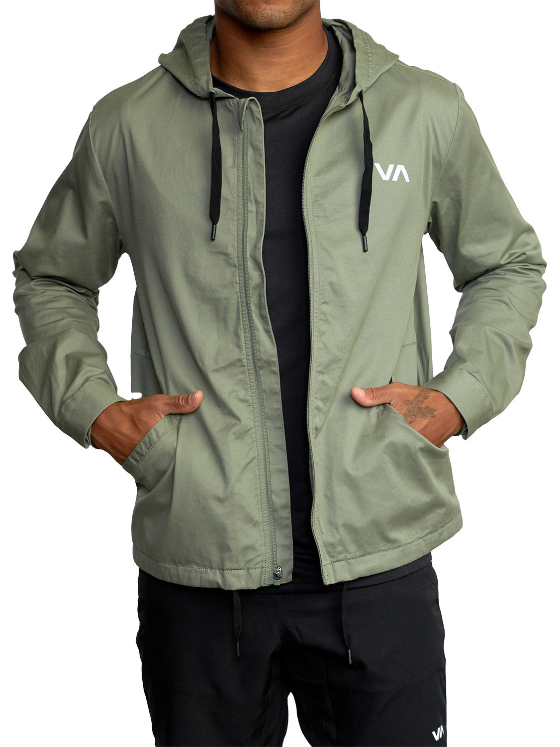 RVCA Men's Hooded Spectrum Jacket