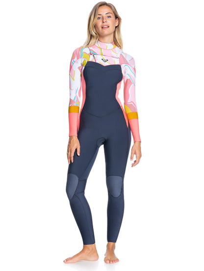 ROXY Ladies 4/3 Syncro Chest Zip Wetsuit
